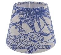 Gcroet Drum Lamp Shades Rainforest & Leopard Pattern E14/E27 Small Lamp Shade Decorative Protective Linen Lampshade for Desk, Wall Light ..