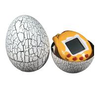 Gcroet Electronic Pet Game Machine Mini Handheld Game Console Cracked Egg Digital Virtual Pet Toys