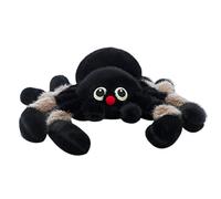 Gcroet Jumping Spider Plush, 11.8in Giant Cute Spider Stuffed Animal Toy, Soft Plushie for Home Decor, for Kids Adults Grey Khaki.