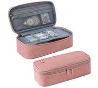 Gcroet Pencil Case Large Capacity Storage Pencil Pouch with Zipper Pen Organizer Case Oxford Cloth Aesthetic for Office College School Children..