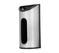 Gcroet Plastic Bag Holder Carrier Bag Holder Dispenser Garbage Bag Holder Hanging Storage Bag Dispensers,Plastic Bag Dispenser Stainless Steel Wall Mounted Grocery Bag Saver Holder 31x17x9cm