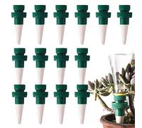Gcroet Self Watering Plant Stakes - 15PCS Waterer System With Bottle Adapter for Indoor and Outdoor Plants