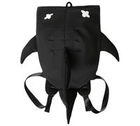 Gcroet Shark Backpack, 3D Shark Bag, Zipper Spacious Novelty Purse, Trendy Portable Kids Backpack with Handle for Mobile Phones, Wallets, Cosmetics, School Supplies(Black).