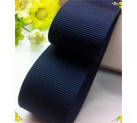GCS London Navy Blue Grosgrain Ribbon 25mm X 10 Meters (Navy Blue) Double Sided