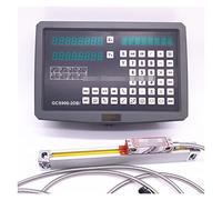 GCS900-2DB 2 Axis Milling Lathe DRO Digital Readout and 2 Pieces 0-1000mm Linear Scale (Complete Set with Accessories),Digital DRO