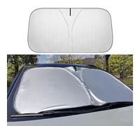 GCSDMJ Car Front Window Sunshades for Citroen C3, Anti-UV Windshield Sunscreen Dust Protector Cover Visor Heat Privacy Screen Protection Accessories,Silver