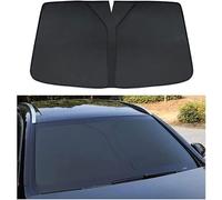 GCSDMJ Car Front Window Sunshades for Citroen C3, Anti-UV Windshield Sunscreen Dust Protector Cover Visor Heat Privacy Screen Protection Accessories,Black