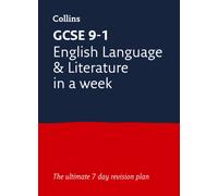 GCSE 9-1 English Language and Literature In A Week : Ideal for the 2026 and 2027 Exams
