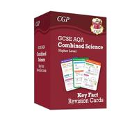 GCSE Combined Science AQA Higher Key Fact Revision Cards - Summary cards for quick revision (CGP AQA GCSE Combined Science)
