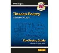 GCSE English AQA Unseen Poetry Guide - Book 1 includes Online Edition (CGP GCSE English 9-1 Revision)