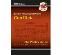GCSE English Edexcel Poetry Guide - Conflict Anthology includes Online Edition, Audio & Quizzes