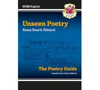 GCSE English Edexcel Unseen Poetry Guide includes Online Edition