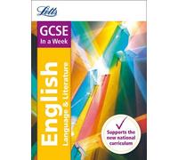 GCSE English In a Week (Letts GCSE In a week - New Curriculum) by Letts GCSE (2016-09-15)