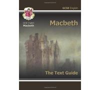 GCSE English Shakespeare Text Guide - Macbeth by CGP Books ( 2002 ) Paperback