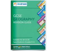 GCSE Geography Revision Guide - Includes FREE Digital Edition with over 1000 assessment questions - by Daydream Education (for 2025 and 2026 exams)