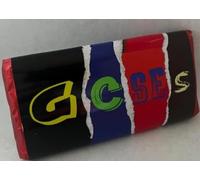 GCSE Great News, well done, Novelty, funny, themed Chocolate Bar gift For friends, family and work colleagues (One Size, White Chocolate)