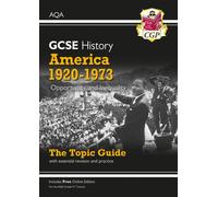 GCSE History AQA Topic Revision Guide - America, 1920-1973: Opportunity and Inequality
