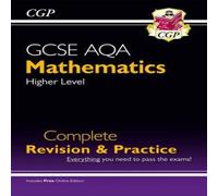 GCSE Maths AQA Complete Revision & Practice: Higher inc Online Ed, Videos & Quizzes Multiple-component retail product, part(s) enclosed Book CGP Books Multi One Size