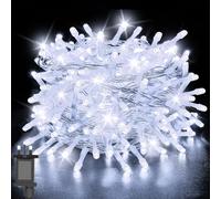 Gcstnn Fairy Lights Plug in, 20M 200LED Christmas Tree String Lights Main Powered 8 Modes Timer Waterproof Fairy Lights for Bedroom Garden Outdoor Indoor Decorations(Cool White)