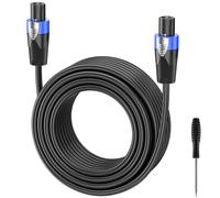 GCTBL 50M Speakon Cable Audio Amplifier Speakon to Speakon Speaker Cable Male To Male DJ/PA Loudspeaker Cable with Twist Lock