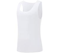 GCTBL Chest Binder for Transgender FTM Breast Binder Long Tank Binder, White, XXXXL