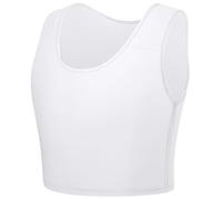 GCTBL Chest Binder Transgender FTM Half Trans Binder (W, 3XL)