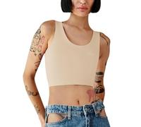 GCTBL Chest Binders Transgender FTM Seamless Binder Compression Bra (K, S)