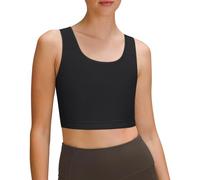 GCTBL FTM Chest Binder Compression Bra Tank Top for Transgender Women (B, S) Black