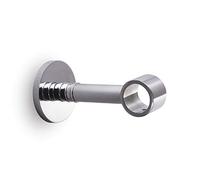 Gcurtain Curtain Rod Bracket for rod Diameter 1" (25 mm) Metal heavy-duty with Screws for Mounting