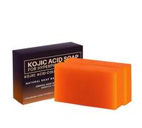 GCVSE 2Pcs Kojic Acid Soap, Kojic Acid Soap Original for Deep Facial & Body Skin Cleaning, Skin Moisturizing & Lightening, Even Skin Tone (2 x 100G)