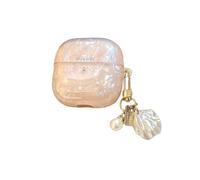 GCVXRUD for Huawei Freeclip 2 Case Cover, Exquisite Interesting Unique Seashell Pattern Wireless Bluetooth Headset Protective Cover for Women Girls (Pink)