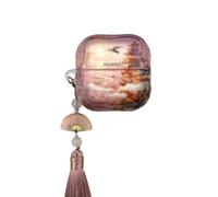 GCVXRUD for Huawei Freeclip 2 Case Cute, Interesting Koi/Horse/Xianhe Tower Pattern Design Wireless Bluetooth Headset TPU Protective Cover for Boys Girls (Xianhe Tower)