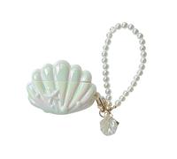 GCVXRUD for Huawei Freeclip Earphone Case, Exquisite Interesting Unique 3D Seashell Pattern, Wireless Bluetooth Headset Silicone Protective Cover for Women Girls