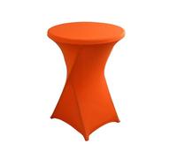 GCYEIDMA Elastic Beer Table Cover Bar Table Cloth Solid Color Cocktail High Cover Lifting Round Elastic(Color 17,80cm Round 31 Inches)