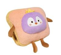 GCYEIDMA Hand Warming Pillow Plush Toast Bread Pillow Kawaii Food Pig Rabbit Fox Soft Doll Hand Warmer Home Decoration Cushion(33cm penguin)
