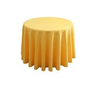 GCYEIDMA Rectangle Table Cloth 6 Pcs Conference Wedding Decorative Round Tablecloths Birthday Banquet Dining Table Cover(Color 11,Diameter 260cm)