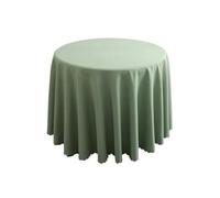 GCYEIDMA Rectangle Table Cloth 6 Pcs Conference Wedding Decorative Round Tablecloths Birthday Banquet Dining Table Cover(Color 15,Diameter 280cm)