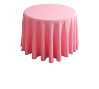 GCYEIDMA Rectangle Table Cloth 6 Pcs Conference Wedding Decorative Round Tablecloths Birthday Banquet Dining Table Cover(Color 24,Diameter 260cm)