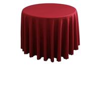 GCYEIDMA Rectangle Table Cloth 6 Pcs Conference Wedding Decorative Round Tablecloths Birthday Banquet Dining Table Cover(Color 26,Diameter 240cm)