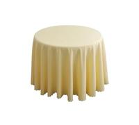 GCYEIDMA Rectangle Table Cloth 6 Pcs Conference Wedding Decorative Round Tablecloths Birthday Banquet Dining Table Cover(Color 12,Diameter 180cm)