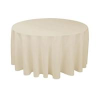 GCYEIDMA Rectangle Table Cloth 6 Pcs Conference Wedding Decorative Round Tablecloths Birthday Banquet Dining Table Cover(Color 20,Diameter 260cm)