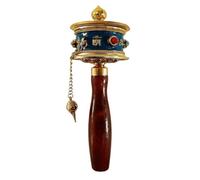 GCYEIDMA Small Tibetan Hand Cranked Prayer Wheel