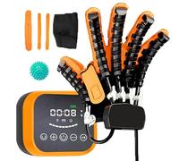 GCZQYAM Rehabilitation Robot Gloves for Stroke Patients, Hand and Finger Function Recovery Trainer, Smart Robotic Glove for Arthritis Hemiplegia Rehabilitation Exercise Equipment Right hand XL