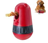 GCZSLP Dog Bully Stick Holder Safety Device and Adjustable Treat Dispensing Ball Food Dispenser Tough Slow Feeder Puppy Enrichment Training Toy Pet Interactive Chase Toys for Dogs to Keep Them Busy