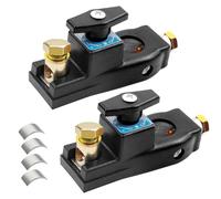 GD HUA 2 PCS Battery Disconnect Switch, 12V-24V Pure Copper Disconnect Switches, Universals Battery Terminal Car Battery Kill Switch, Battery Power Cut Master Switch for Auto Boat