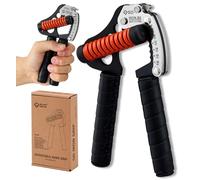 GD IRON GRIP Grip Strength Trainer Adjustable Hand Gripper Amplifier Handle Exerciser Wrist Amplifiers Silent & Durable - Forearm, Finger & Hand Strength Training for Athletes, Climbers