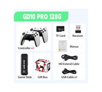 (GD10 pro white 128G?English?) GD10 PRO gaming console X2 PLUS retro gaming console PSP God of War 4K HD gaming console wireless