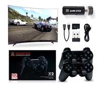 GD10 Retro Game Console 128G Built in 40,000+ Games with Dual 2.4G Wireless Controllers, Support 40+ Emulators, HDMI 4K TV Output, Amlogic S905x Processor, Search Collection Save Functions