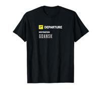 Gdansk Airport Departure Scoreboard T-Shirt
