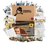 GDB Criminal Murder Mystery Game - Christmas Nightmare Age 14+, Unsolved Cold Case File, Murder Case Files, Mystery Adventure Games, Hidden Crime